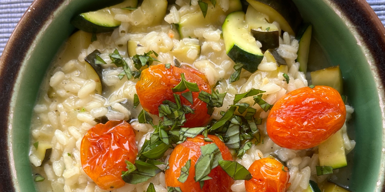 Essen fürs Hirn: Zucchini-Risotto