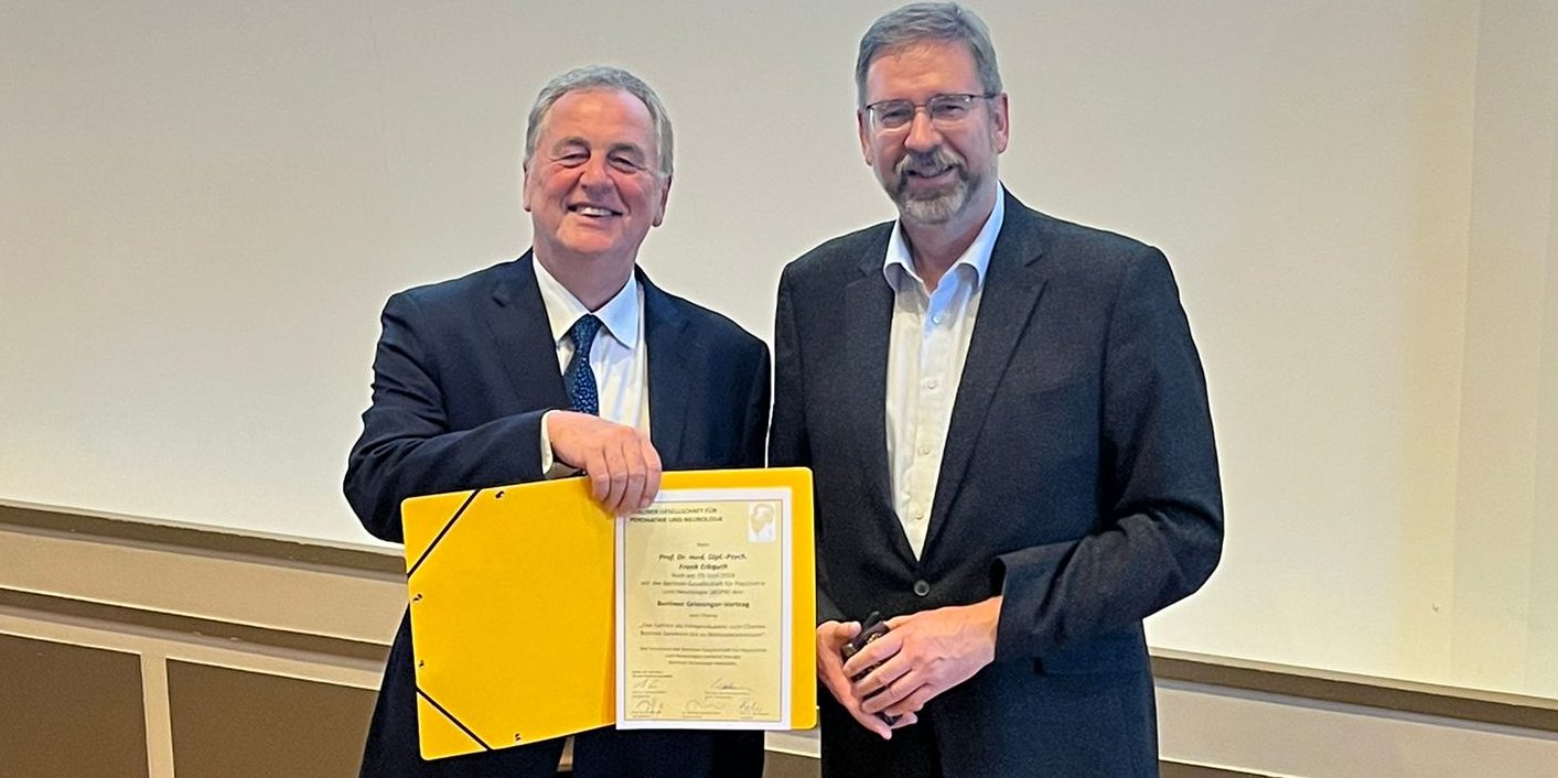 Hirnstiftungspräsident Erbguth für Lebenswerk mit Griesinger-Medaille geehrt